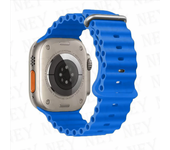 Ocean silicone strap for Apple Watch Ultra2 49mm 45mm 40mm 44mm 41mm sport bracelet for apple watch bands serie 9 8 7 6 5 4 3 SE