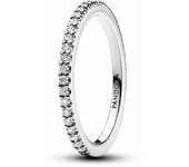 Anillo Pandora Banda Brillante Plata