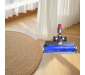 V-shaped direct drive roller brush head for Dyson cordless vacuum cleaner V7/V8/V10/V11/V15 - with LED green dust light