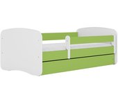 Cama 140 x 70 cm Kocot Kids com colchão BabyDreams Green