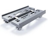 Soporte ajustable para CPU Móvil, Torre de ordenador ventilado, soporte de Torre para PC with 4 Rueda giratorias, se adopta a la mayoría de PC, soporte Debajo del escritorio