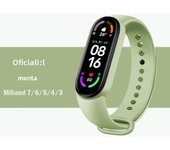 official Silicone Strap For Xiaomi Mi Band 4 5 6 7 Bracelet Sport Watch Wristband Miband4 miband7 Correa Mi band 3 4 5 6 7 Band