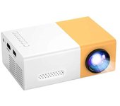 Mini proyector, proyector de vídeo LED para teléfono móvil Full HD para cine en casa, para uso en exteriores[C]