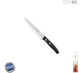 SANCO STORE - ORYX Cuchillo Aspen Verduras Hoja Acero Inoxidable 15 cm. Negro