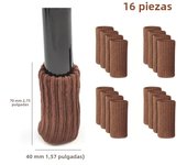 16PCS Knitted Chair Leg Silent Protection Cover Door Handle Wear Resistant Anti Slip Floor Scratch Protection Furniture Foot Mat