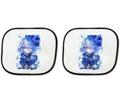 MERCHANDMANIA PARASOL DOBLE dama elemental agua espadachina mmo jrpg sunshield coche videojuego juego waifu