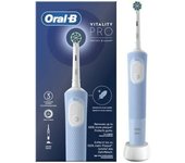 Cepillo Dental Eléctrico Braun Oral-B Vitality Pro con 2 Cabezales El cepillo dental eléctrico Braun Oral-B Vitality Pro ofrece una limpieza superior con tecnología 2D, tres modos de cepillado y temporizador integrado, e incluye 2 cabezales para una