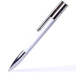 Ballpoint Pen USB Flash Drive 64GB Creative Business Gifts Memory Stick Silver Metal Pen Drive 32GB White Blue Pendrive 16GB