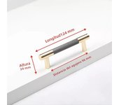 Nordic Furniture Cabinet Wardrobe Handle Grey Gold Solid T Bar Luxury Kitchen Cupboard Drawer Door Pull Room Home Round Knob