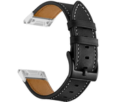 Quickfit 22 26mm Leather Strap For Garmin Approach S70 S62 Instinct 2 Forerunner 965 955 945 935 Epix Pro47mm Wristband Bracelet
