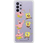 Funda original compatible con Samsung Galaxy A32 5G - Bob Esponja y Patricio 3 poses