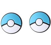 IMATICA LOS PALACIOS - Grips Joystick para Nintendo Switch Lite - Protector de Silicona Pokémon Pokeball Azul - Compatible con Varios Modelos