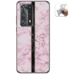 Tumundosmartphone Funda Gel Tpu para Huawei P40 Pro diseño Mármol 04 Dibujos