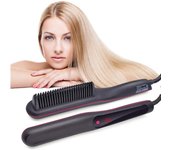 Multifunctional Hair Straightener Brush Heated Brushe Ceramic Anti-Scald Hair Straightening Hot Comb Hair Care Fast Heating