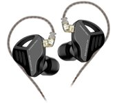 KZ ZVX Earphones New Flagship Dynamic HIFI Bass Earbuds In Ear Monitor Headphones Gaming Sport Noise Cancelling Metal  Headset
