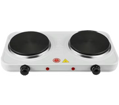 Cocina Electrica 2 Placas De Cocción, Doble, Hornillo Eléctrico De 2000W Para Cocinar En Camping, Antiadherente, Configuración