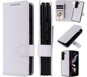Magnetic Leather For Samsung Galaxy Z Fold 4 Case Split Full Body Removable Book Card Wallet Protection Cover