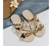 New Women's Fashion Open- Non-Slip for Outdoor Wear Mini Heart-Shaped Flat Sandals Slides