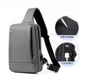 Bolso de hombre Bolso en el pecho Bolso bandolera Bolso de tela Oxford