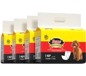 Pañales Desechables para Perros Dono Los envolturas para Perros para Perros Pañales Suaves súper absorbentes para Mascotas, Que Incluyen Cuatro tamaños, pañales con indicador de Humedad