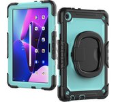 For Lenovo Tab M10 HD 3rd Gen 10.1 inch 2022 with Screen Protector Handle Ring Folding Stand Case