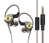 QKZ AK3 FiLe Wired Earphone with Microphone HiFi Music Monitor Bass Headphones Noise Cancelling Headset For Sport Gaming Earbuds
