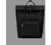Nueva mochila de gran capacidad con borde enrollado, adecuada para portátiles de 15,6 pulgadas, ideal para estudiantes de todos los géneros.