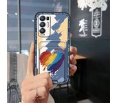 Dirt-resistant protective Phone Case For OPPO Reno5 Pro Plus 5G/Reno5 Pro+/Find X3 Neo Card slot TPU Durable Soft case
