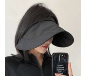 RICYGVM Summer Empty Top Sun Hat for Women Outdoor Ultraviolet Protection Visors Korean Fashion  LargeDuckbill Cap