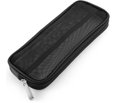 Makeup Brush Travel Case Cosmetic Toiletry Bag Organizer for Men Women Beauty Tools Mesh Kit Pouch Wash Storage Accessories