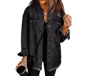 autumn women's fashion denim coats casual turn down collars overcoats