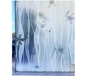 3D Matte Window Film Privacy Self Adhesive Frosted Vinyl Glass Film Stained Window Sticker Decorative Window Clings for Home