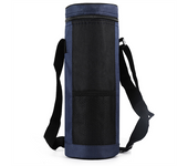 Water Bottle Cooler Bag Universal Pouch High Capacity Insulated Outdoor Camping Hiking,Dark Blue
