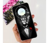 For Honor Magic 4 Lite Case ANY-LX1 ANY-LX2 ANY-LX3 Clear Cover Popular Flower Soft Silicone Funda For Honor Magic 5 6 Lite Para