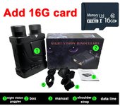 2024 Newest Binoculars Night Vision Device R12 Infrared 1080P HD 5X Digital Zoom Hunting Telescope Outdoor Day Night Dual Use