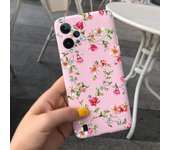 For Oppo Realme C31 Case RMX3501 Soft Liquid Silicone Daisy Beauty Flowers Back Cover For Realme C31 C 31 RealmeC31 Coque Funda
