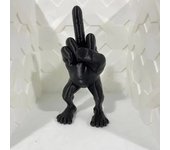 Characters with legs and middle fingers,3Dprinted middle finger sculptures,funny middle finger statues,home office desk decorate