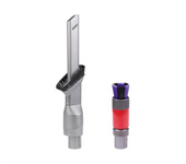 Awkward Space Tool with Scratch-Free Dusting Brush Set for Dyson V15 V12 V11 V10 V7 V8 Vacuum Detail Cleaning Kit Set
