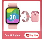 Smart Watch Woman Smartwatch 2023 1.83inch Full Touch Screen Sleep Monitor Answer Call Whatsapp Notification for Android IOS