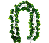 Artificial Foliage Spring Floral Garland Plastic Flexible Garland Hanging Plants Exquisite Handmade Artificial Spring Leaf Vine