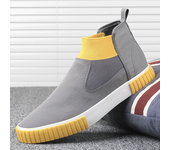 Nuevos zapatos altos para Hombre, zapatos planos sin cordones, zapatos informales, zapatos de lona para Hombre, alpargatas, Zapatillas deportivas para Hombre