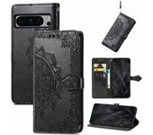 Carcasa de cuero Mandala en relieve para Google pixel 8 8pro 7 7pro 7a 6 pro 6a pixel 7 pixel 8 pixel 8pro gwkk3 g0dzq solapa an