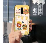 Dirt-resistant Cute Phone Case For OnePlus 7/1+7 Back Cover Full wrap TPU Card slot Cartoon protective Soft case Durable