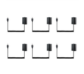 6X USB Charging Cable NP-FW50 Dummy Battery Spring Wire for Sony A7 A7R A7S A7M A7II A7S2 A7M2 A7R2 A6500 DC Coupler