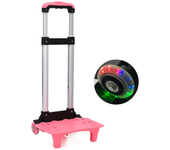 Aluminum Alloy Luggage Travel Durablel Hand Cart Pullling Rod Carrier Student Backpack Pet Bag Trolley Rack