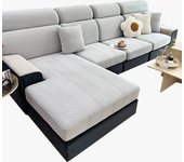DUDUME Funda de sofá jacquard impermeable, alta elasticidad, antisuciedad, funda de cojín, antiarañazos de gato