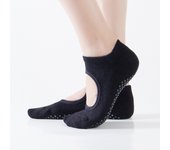 Reallion Women Yoga Socks Anti-slip Five Fingers Backless Silicone Non-slip 5 Toe Socks Ballet Gym Fitness Sports Cotton Socks