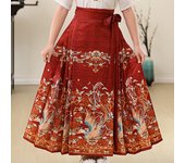 New horse faced Hanfu set for girls, Chinese Ming children's ancient Tang style daily spring and summer
