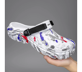 Verano de los Hombres Zapatillas de Camuflaje de la Plataforma al Aire Libre Zuecos Zapato de las Mujeres Sandalias de Playa Masculino Suave EVA Interior Casa Diapositivas Amante Chanclas