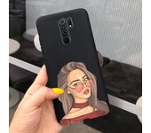 For Redmi 9 Case Girl Child Soft Silicone Phone Cover For Xiaomi Redmi 9 Redmi9 Protective Back Cover Bumper